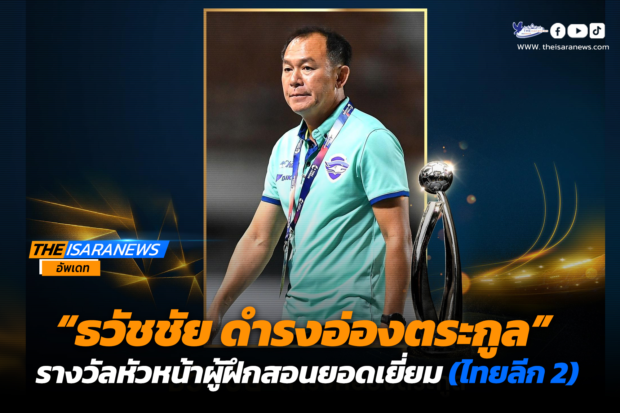 ธวัชชัย ดำรงอ่องตระกูล หัวหน้าผู้ฝึกสอนยอดเยี่ยม (ไทยลีก 2)