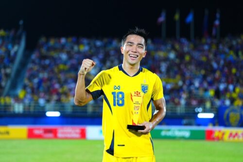 “ชนาธิป” คว้า #MVP หลังซัดประตูชัย พาช้างศึก คว้าแชมป์ คิงส์ คัพ ที่สงขลา