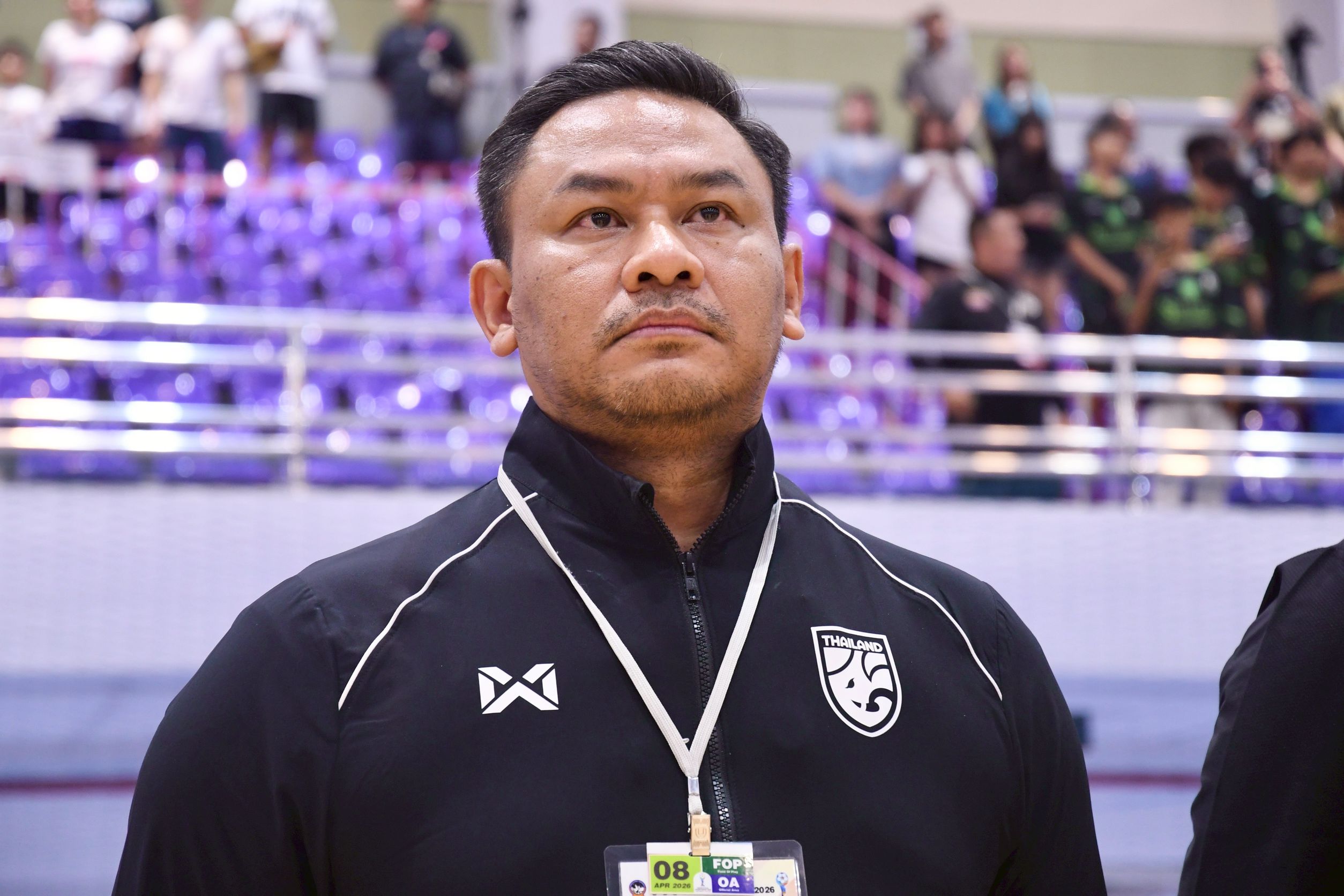 “รักษ์พล สายเนตรงาม” ให้สัมภาษณ์หลังการแข่งขันฟุตซอลชิงแชมป์อาเซียน นัดที่สาม